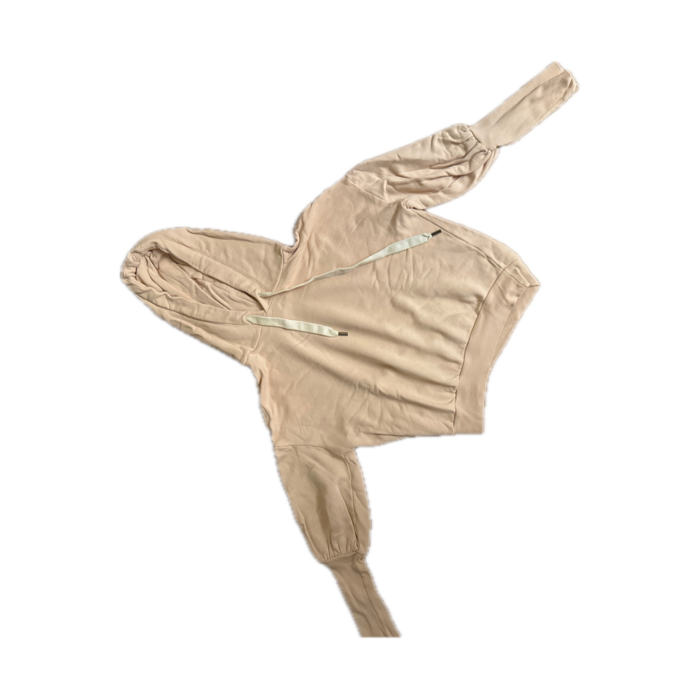 NSF Cream Cropped Hoodie - Size S
